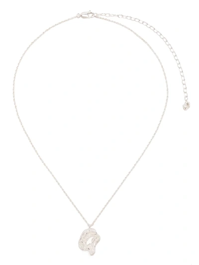 Shop Loveness Lee Q Alphabet Pendant Necklace In Silver
