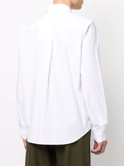 Shop Kenzo Graphic-print Shirt In Weiss