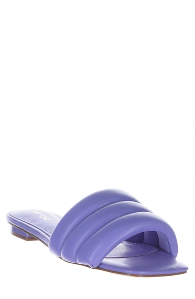 Shop Aldo Onagi Slide Sandal In Purple/ Lilac