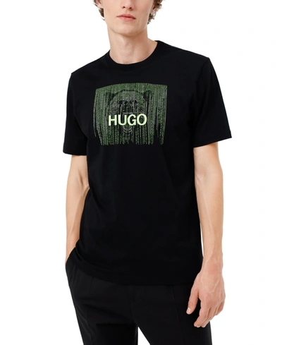 Hugo Boss Men's Dintage Bear Logo Graphic T-shirt In Black | ModeSens