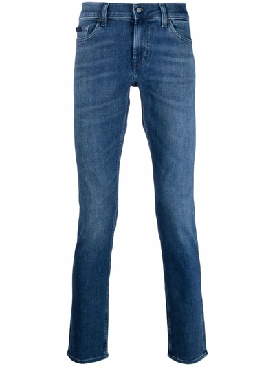 Shop 7 For All Mankind Slim-fit Jeans In Blau