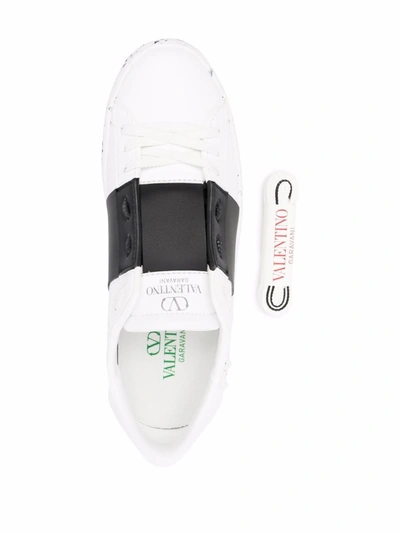 Valentino Garavani Rockstud Open For A Change Sneakers In White
