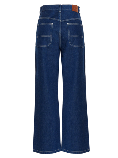 Shop Tory Burch Culotte Jeans In Blue
