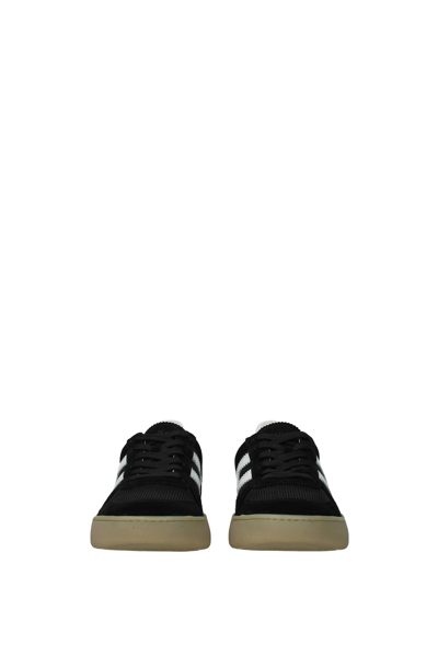 Shop Hogan Sneakers Suede White In Black