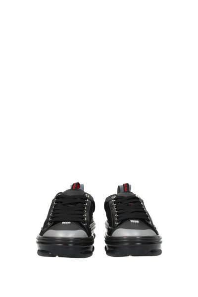 Shop Gcds Sneakers Fabric In Black