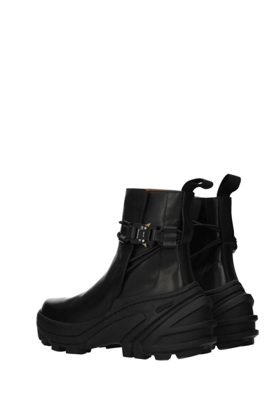 Shop Alyx Ankle Boot Vibram Leather In Black