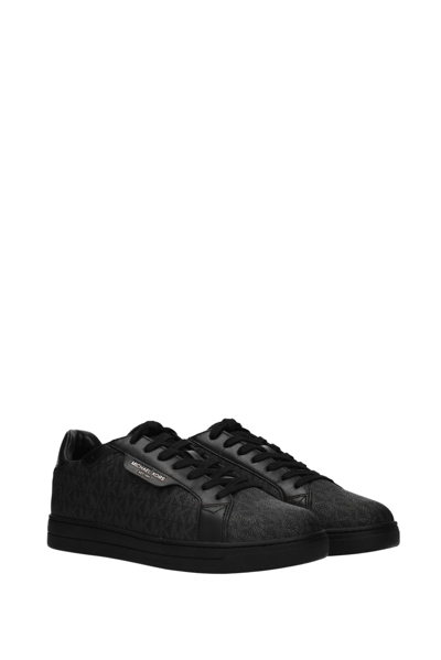 Shop Michael Kors Sneakers Keating Fabric In Black