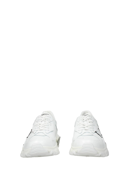 Shop Valentino Sneakers Vltn Leather In White