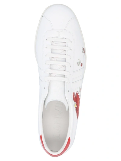 Shop Lanvin Barbar Capsule Sneakers In Red