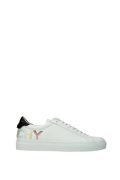 Shop Givenchy Sneakers Leather White Black