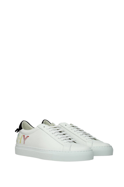 Shop Givenchy Sneakers Leather White Black