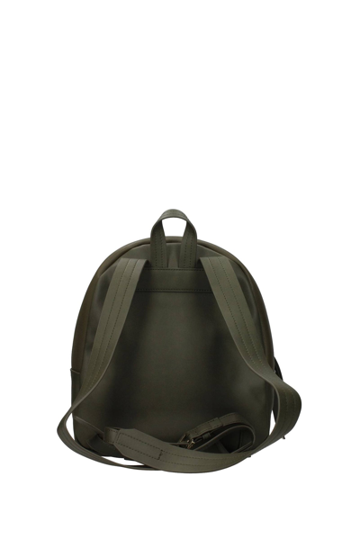 Shop Pollini Backpacks And Bumbags Polyurethane Olive In Green