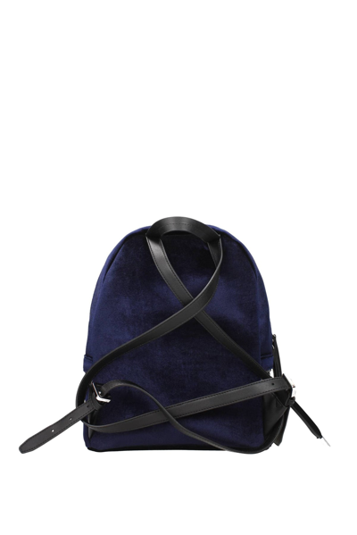 Shop Pollini Backpacks And Bumbags Velvet In Blue