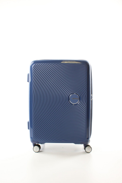Shop American Tourister Wheeled Luggages Soundbox 71.5/81l Polypropylene Navy In Blue