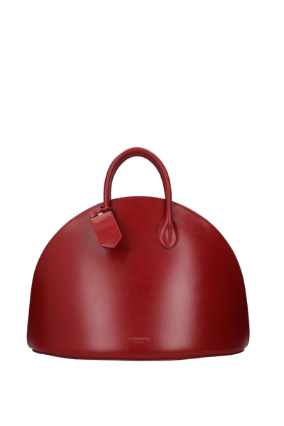 Shop Calvin Klein Handbags 205w39nyc Leather In Red