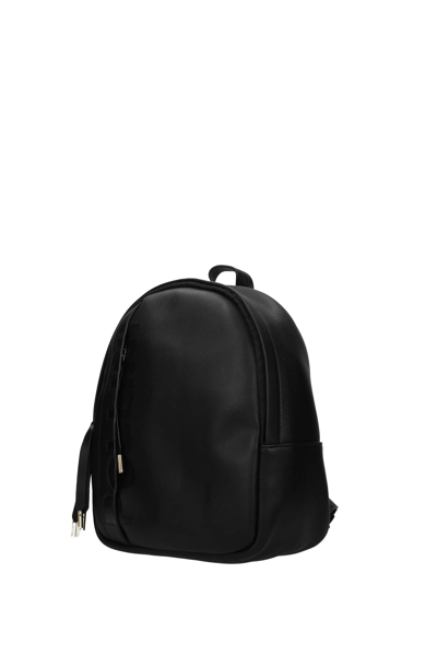 Shop Pollini Backpacks And Bumbags Polyurethane In Black