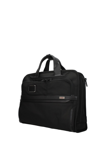 Shop Tumi Work Bags Alpha 3 Nylon In Black