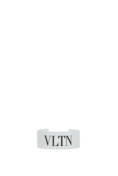 Shop Valentino Bracelets Metal In White