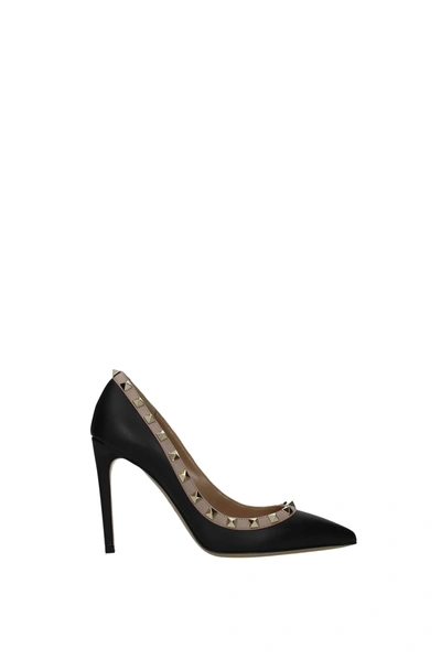 Shop Valentino Pumps Leather In Black