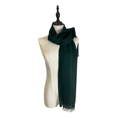 Pre-owned Malo Cashmere Scarf In Green