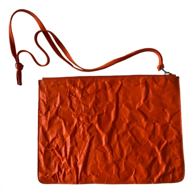 Pre-owned Both Leather Handbag In Orange