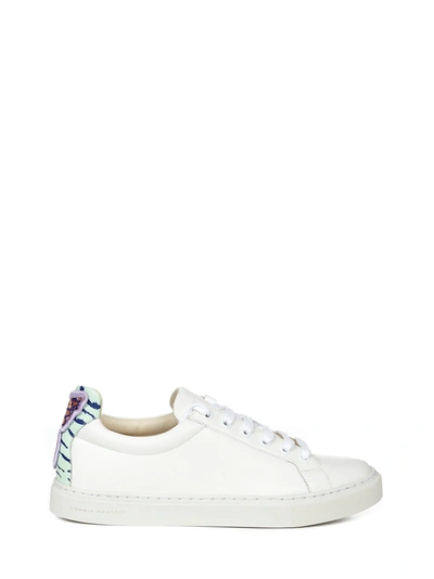 Shop Sophia Webster Butterfly Sneakers In White