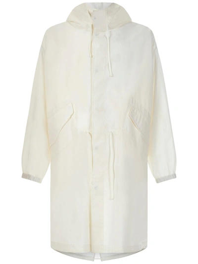 Shop Jil Sander Parka In White