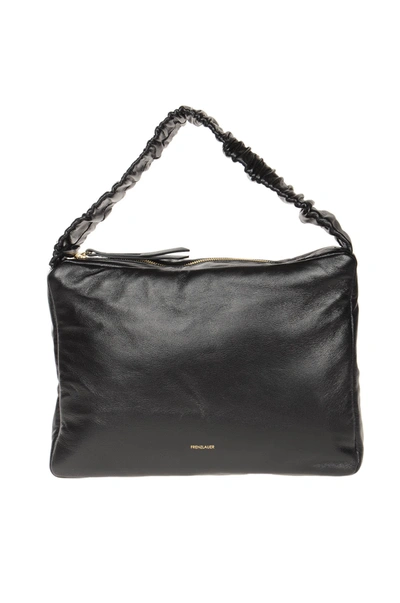 Shop Frenzlauer Flyer Crispy Medium Shoulder Bag In Black