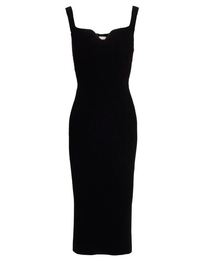 Shop Khaite Nina Dress In Black