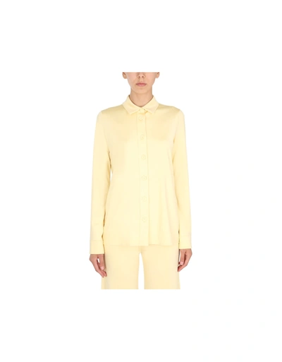 Shop Jil Sander Overszie Fit Shirt In Yellow
