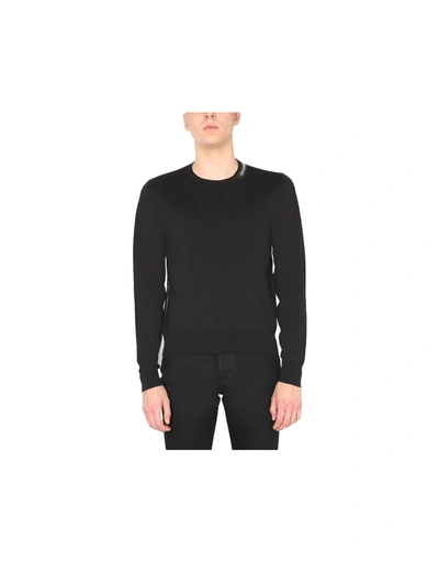 Shop Dolce & Gabbana Crew Neck Sweater In Black