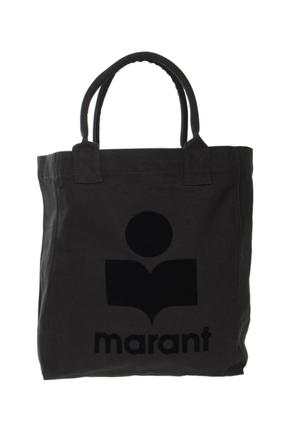 Shop Isabel Marant Yenky Shopper Bag In Black