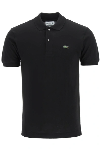 Shop Lacoste Classic Fit Polo Shirt In Black (black)