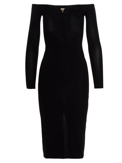 Shop Khaite Valeska Dress In Black