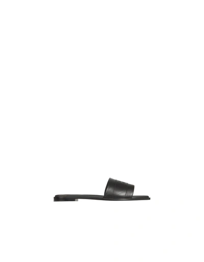 Shop Alexander Mcqueen Signature Sandals In Black
