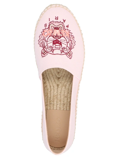 Kenzo Tiger Canvas Espadrilles In Pink | ModeSens