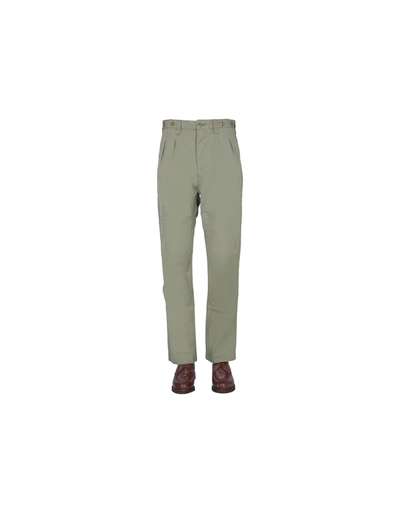 Shop Nigel Cabourn Oversize Fit Trousers In Army