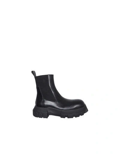 Shop Rick Owens Beatle Bozo Tractor Boots In Black