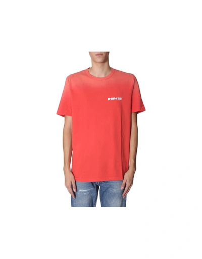 Shop Diesel T-dikel T-shirt In Red