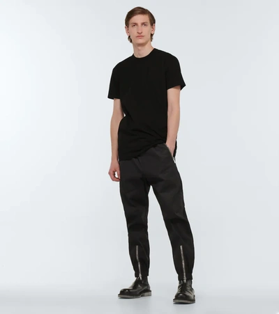 Shop Rick Owens Short-sleeved Level T-shirt In Black
