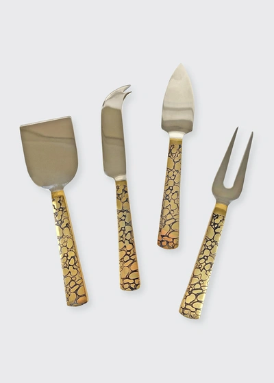 Shop Michael Wainwright Panthera Gold Cheese Set