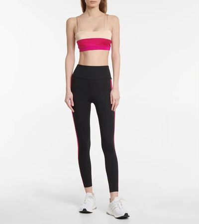 Lanston Sport Elysian Sports Bra In Magenta