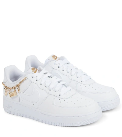 Nike Air Force 1 07 Lx Lucky Charms Leather Sneakers In White