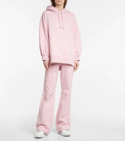 Shop Dorothee Schumacher Flared Jersey Sweatpants In Heavenly Pink