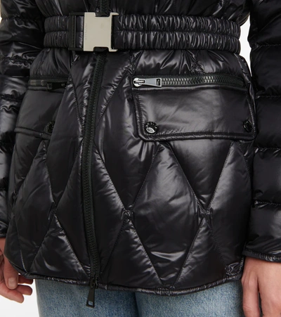 Shop Moncler Serignan Quilted Down Jacket In Black