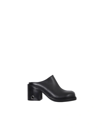 Shop Sunnei Buco Sabot Sandals In Black