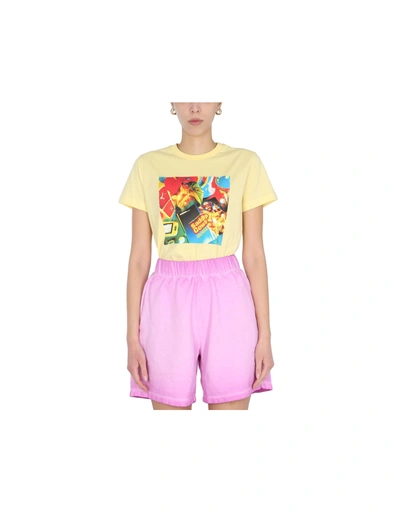 Shop Opening Ceremony Cowboy Print T-shirt In Yellow