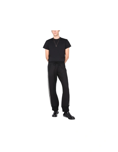Shop Maison Margiela Jogging Pants With Side Band In Black