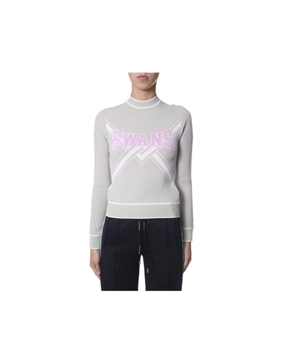 Shop Off-white Cropped Sweater In Gray
