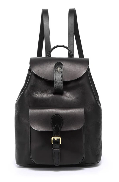 Shop Old Trend Isla Small Leather Backpack In Black